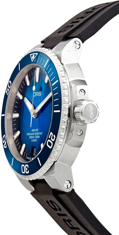 Oris Oris Aquis 01 400 7763 4135-07 4 24 74EB , наручные мужские часы фото под углом